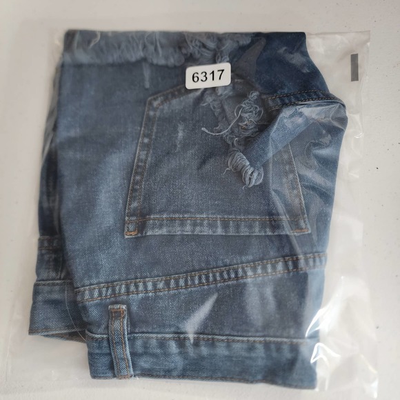 Free People Loving Good Vibrations Shorts Raw Hem Size 25 - Picture 6 of 6